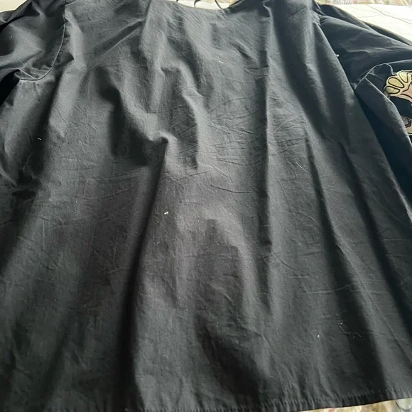 Black Tunic with Drawstring Detail - Picture 5 of 6